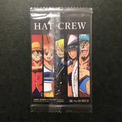 S4410 Straw Hat Crew 10-SEC2 Japanese One Piece Wafer Card Sealed YJ9 - Image 2