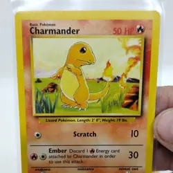 Charmander 46/102 & Charmeleon 24/102 Pokemon Card - Base Set WOTC TCG - NM - Image 5