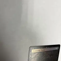 Demonic Tutor Foil Commander Masters Card #0150 MTG LP - Image 4