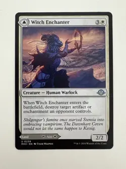 Witch Enchanter / Witch-Blessed Meadow MTG Magic the Gathering Card NM Mint MH3 - Image 1