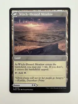 Witch Enchanter / Witch-Blessed Meadow MTG Magic the Gathering Card NM Mint MH3 - Image 2