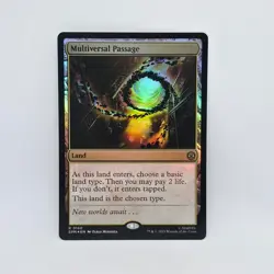 Multiversal Passage Land Magic: the Gathering Spider-Man FOIL - Image 1