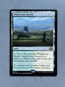 MTG Modern Horizons 3 - Windswept Heath #235 - Rare Land MH3 - NM / Mint - Image 1