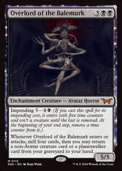 MTG Overlord of the Balemurk Duskmourn: House of Horror [Near Mint] - Image 1