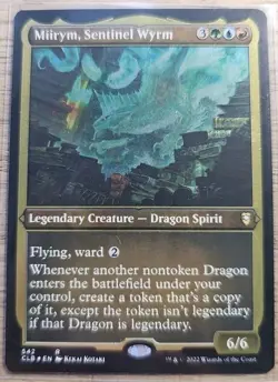 Miirym, Sentinel Wyrm - FOIL ETCHED Commander Legends: Battle for Baldur's Gate - Image 1