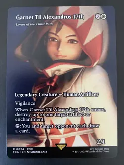 Garnet Til Alexandros 17th Loran of the Third Path MTG Final Fantasy FCA 0024 NM - Image 1