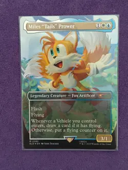 Miles "Tails" Prower-Secret Lair Drop-Borderless-Foil-2085-NM MTG - Image 1