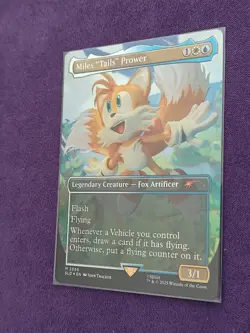Miles "Tails" Prower-Secret Lair Drop-Borderless-Foil-2085-NM MTG - Image 2