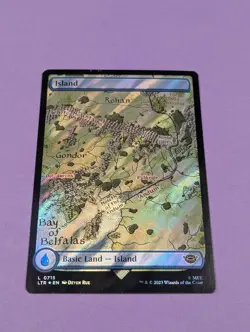 MTG: The Lord of the Rings: Tales of Middle-earth: Island Surge Foil #0715 - LP - Image 1