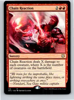 Magic the Gathering Chain Reaction Adventures in Forgotten Realms Commander MTG - Image 1