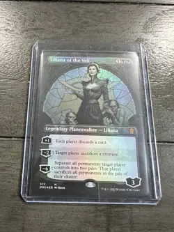 Liliana of the Veil (Borderless) Dominaria United Foil - Image 1