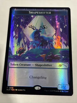 Shapeshifter Token (Elk) - 1906 - NM - Secret Lair (SLD) (Rainbow Foil) - Image 2
