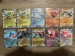Pokemon Twilight Masquerade Ex Double Rare Lot of 10 NM - Image 1