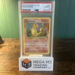 Charmander 001/034 Holo PSA 10 2023 Pokemon CLC EN 001 Classic Collection - Image 1