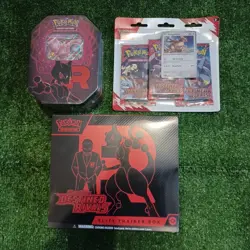 Pokemon Destined Rivals ETB Elite Trainer Box , Blisted + Mewtwo Tin Sealed - Image 1