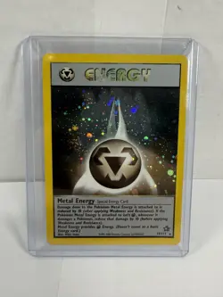 Pokemon Metal Energy 19/111 Neo Genesis Holo Swirl - Image 1