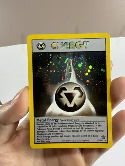 Pokemon Metal Energy 19/111 Neo Genesis Holo Swirl - Image 2