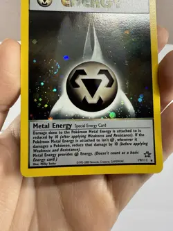 Pokemon Metal Energy 19/111 Neo Genesis Holo Swirl - Image 4
