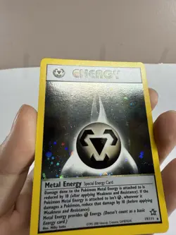 Pokemon Metal Energy 19/111 Neo Genesis Holo Swirl - Image 5