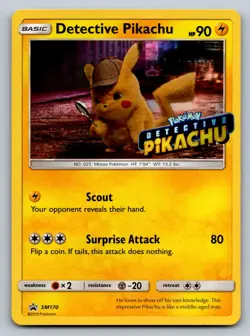 Pokemon Detective Pikachu - (Stamped) Promo SM Promos SM170 LP - Image 1