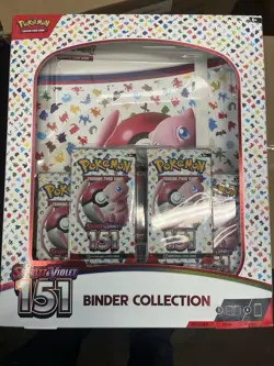 Pokemon Scarlet & Violet 151 Binder Collection Box New Factory Sealed 1st Print - Image 1