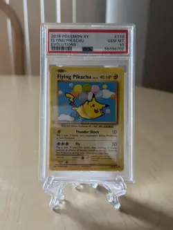 Pokemon! PSA 10 Flying Pikachu 110/108 - 2016 XY Evolutions - Gem Mint - Image 1