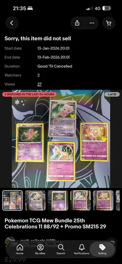 Pokemon TCG Mew VMAX Bundle Fusion Strike114/264 Lost Origin TG30/TG30 Full Art - Image 1