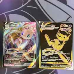 Pokemon TCG Mew VMAX Bundle Fusion Strike114/264 Lost Origin TG30/TG30 Full Art - Image 2