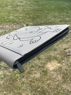 Pokemon XL TOP LOADER Dragonite Laser Engraved Binder/ Made To Order! - Image 3