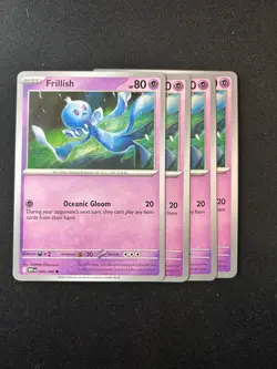 4x Frillish 044/086 x4 - White Flare - Pokemon TCG - Playset - Image 1
