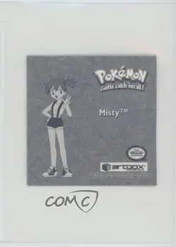 Misty Artbox Pokemon Stickers Series 1 Prizm #Pr38 1999 - Image 2