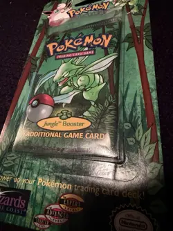 1999 WOTC Pokemon Jungle Booster Sealed Blister Pack Flareon NEW Mint 33.40g UUU - Image 4