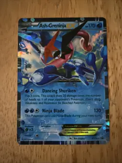 2016 Ash-Greninja EX XY133 XY Black Star Promo Pokemon TCG - Image 1