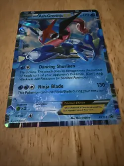 2016 Ash-Greninja EX XY133 XY Black Star Promo Pokemon TCG - Image 2