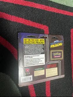 Detective Pikachu Case File Sealed 2019 Pokemon TCG PIKACHU - Image 2