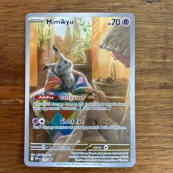 Pokemon TCG Mimikyu Scarlet & Violet Paldea Evolved SVP075 Promo - Image 1