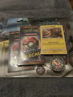 Detective Pikachu Case File Sealed 2019 Pokemon TCG PIKACHU - Image 3