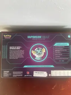 Pokemon Vaporeon VMAX Premium Collection Box Brand New Sealed - Image 2