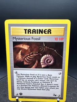 Mysterious Fossil #62/62 -Pokemon Fossil - FIRST EDITION VINTAGE - NM - Image 2