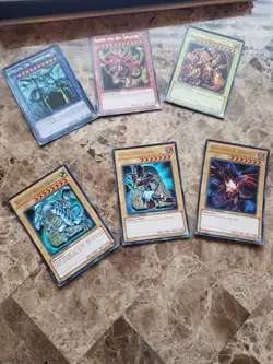 Yu-Gi-Oh Legendary Collection Ultra Rare Egyptian Gods + 34 Card Lot w/Binder - Image 2