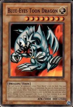 Yu-Gi-Oh TCG Blue-Eyes Toon Dragon SDP-020 - Image 1