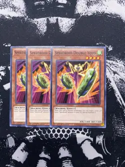 Yu-Gi-Oh 3X Speedroid Double Yo-yo Common 1st Edition NM Legendary Duelist - Image 1