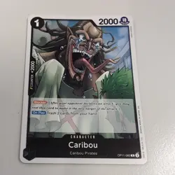 Caribou Foil OP11-083 R Fist Of Divine Speed One Piece Trading Card LP R *SALE* - Image 1