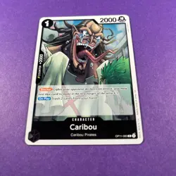 Caribou Foil OP11-083 A Fist Of Divine Speed One Piece Trading Card TCG - Image 1