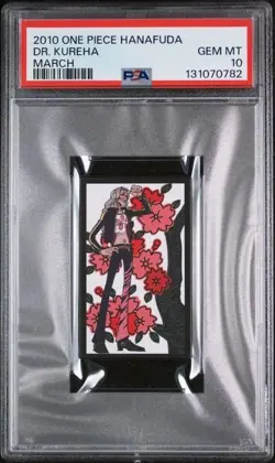 PSA 10 GEM MINT 2010 ONE PIECE HANAFUDA DR. KUREHA MARCH - Image 1