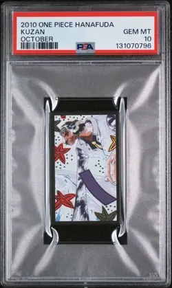 PSA 10 GEM MINT 2010 ONE PIECE HANAFUDA KUZAN OCTOBER - Image 1