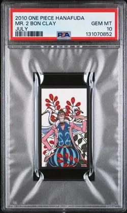 PSA 10 GEM MINT 2010 ONE PIECE HANAFUDA MR. 2 BON CLAY JULY - Image 1