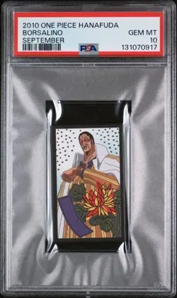 PSA 10 GEM MINT 2010 ONE PIECE HANAFUDA BORSALINO SEPTEMBER - Image 1