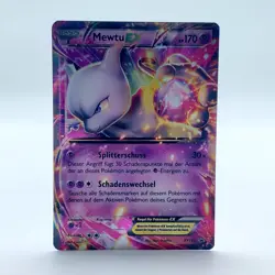 Pokemon TCG Karte - Mewtu Mewtwo EX Holo Black Star Promo XY107 - Deutsch - Image 1