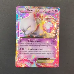 Pokemon TCG Karte - Mewtu Mewtwo EX Holo Black Star Promo XY107 - Deutsch - Image 2